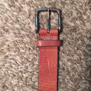 Leather belt